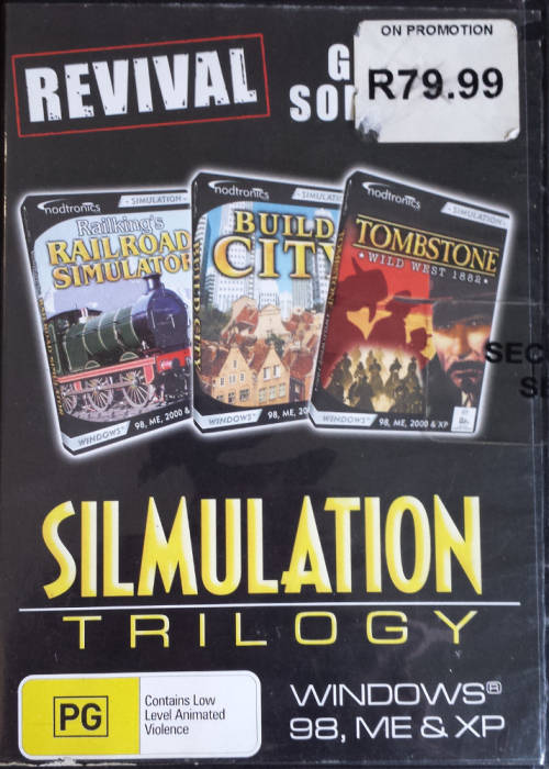 Simulation Trilogy (RailKing's Railroad Simulator, Build City, Tombstone: Wild Wild West 1882) - PC