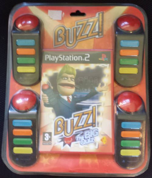 Buzz The Big Quiz + Buzzers - PS2 (Sealed)