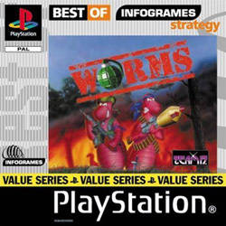 Worms - PS1 (Value Infogrames) (Retro)