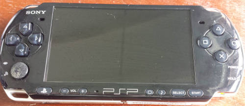 Boxed Piano Black PSP Console 3004, Memory Card, Charger + Games