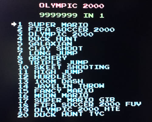 9999999 in 1 - Famiclone (Retro)