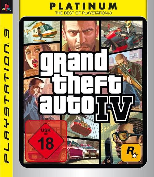 Grand Theft Auto 4 - PS3 (Platinum)