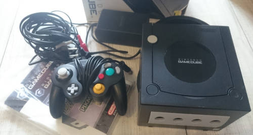 Boxed Black GameCube Console + Original Controller
