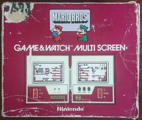 Boxed Game & Watch Console Mario Bros Double screen (Retro)
