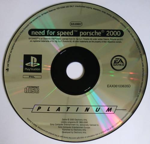 Need for Speed Porche 2000 - PS1 (Retro) (Platinum)