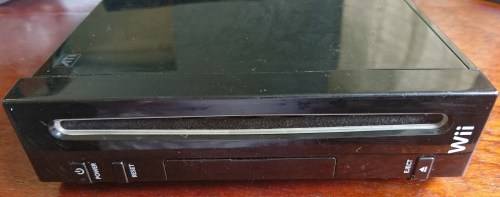 Black Wii Console, Original remote + accessories
