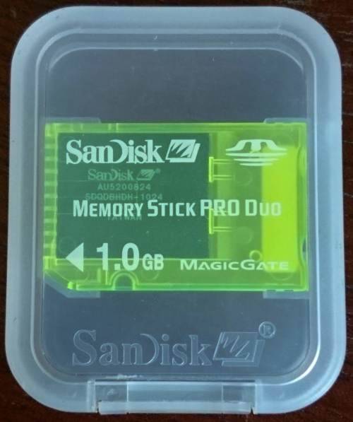 SanDisk PSP Memory Card Pro Duo 1GB (yellow)
