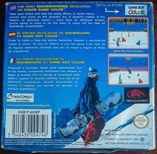 Supreme Snowboarding - Game Boy Colour (Boxed) (Retro)