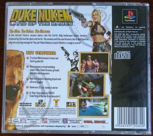 Duke Nukem Land of the Babes - PS1 (Retro)