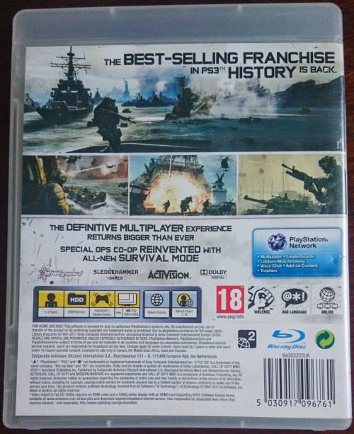 Call of Duty Modern Warfare 3 - PS3