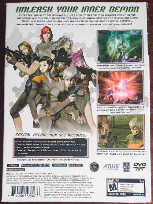 Shin Megami Tensei Digital Devil Saga (Deluxe Box Set) - PS2 (NTSC)