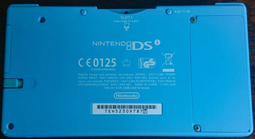 Sky Blue DSi Console Incl Charger