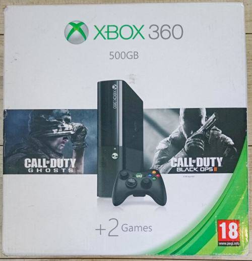 Boxed Xbox 360 Halo 4 Limited Edition Console 320 GB (not Halo 4 box) with 9 games