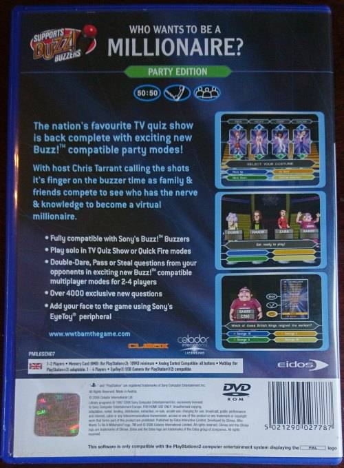 Who Wants to be a Millionare - PS2