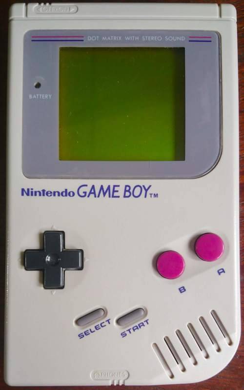 Grey Game Boy Original Console