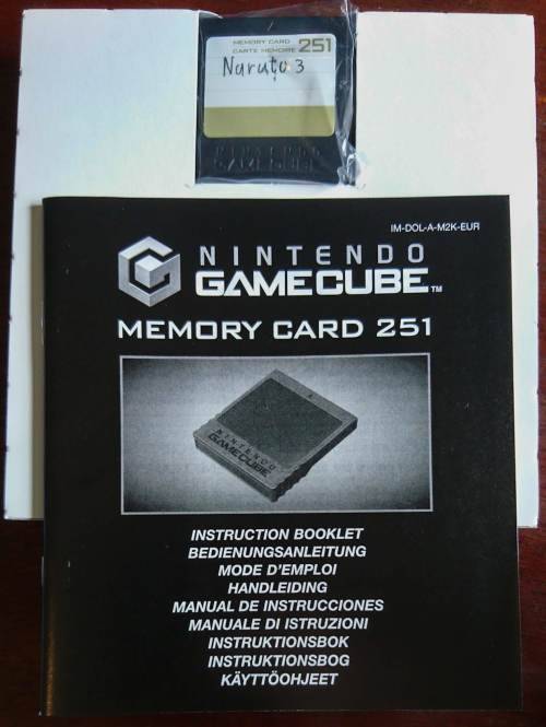 Boxed Original GameCube Memory Card (251 Blocks)