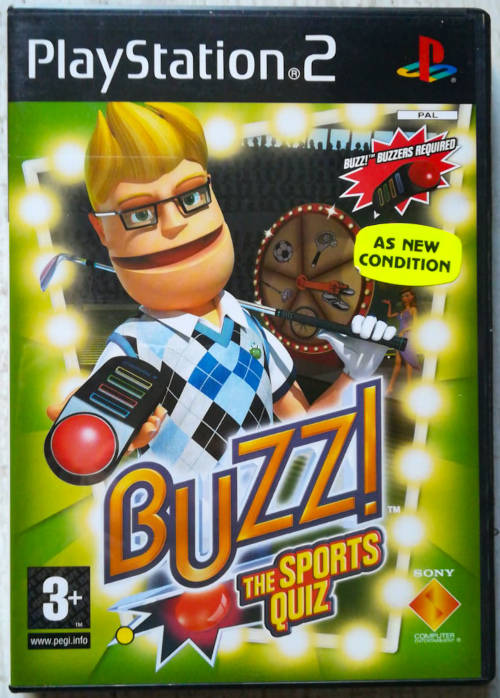 Buzz Sports Quiz + Buzzers (Set of 4) - PS2
