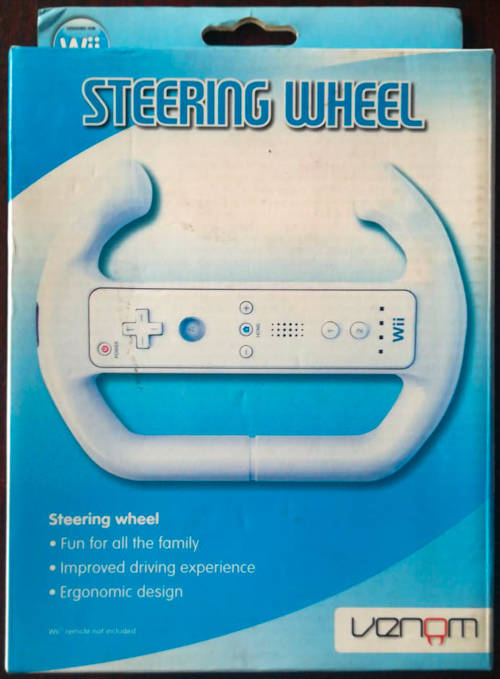 Venom Wii Steering Wheel (Boxed)