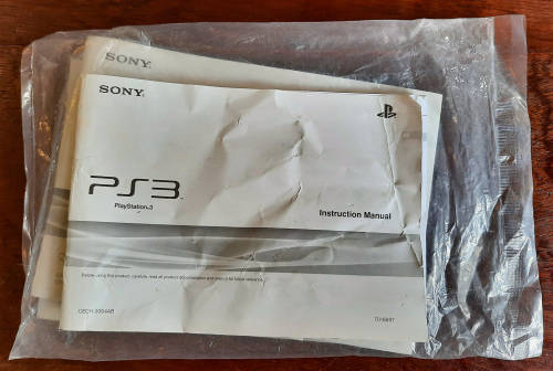 Boxed White PS3 Console, Slimline 320GB, Generic Controller + Games