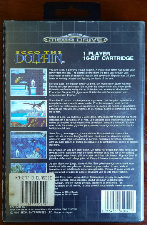 Ecco the Dolphin - Mega Drive