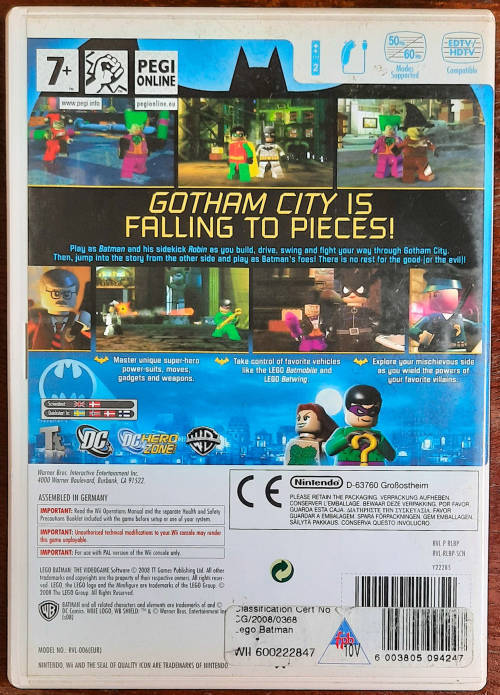 LEGO Batman The Videogame - Wii.