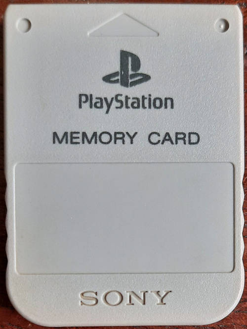 Official PS1 Memory Card