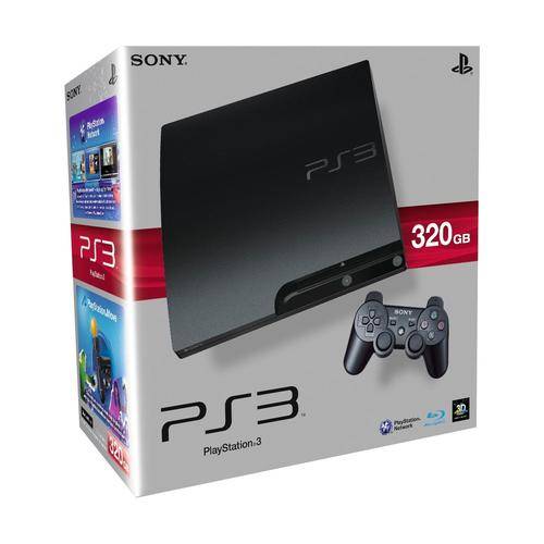 Sony Playstation 3 Slim 320 GB Console. MINT CONDITION