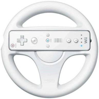 Mario Kart Wheel (White) Wii