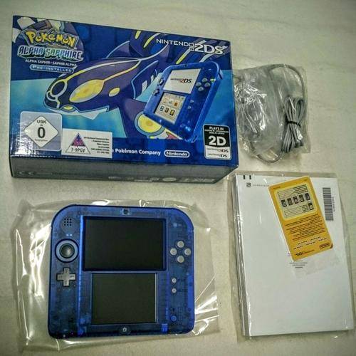 Boxed Nintendo 2DS Console Ltd edition Pokemon Alpha Sapphire NEW