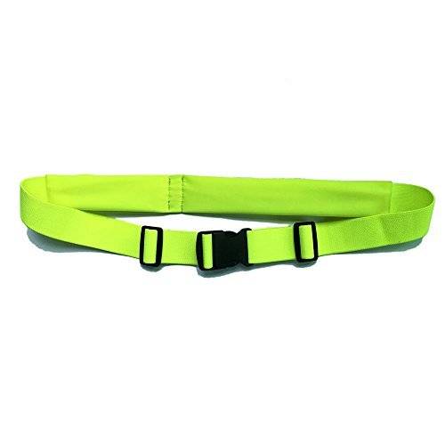 Running Belt Waist Pack with 2 pouches and Reflective Strip