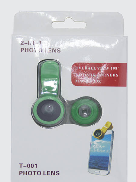 2-in-1 Smartphone Camera Lens Kit with Clip - Wide Angle & Macro