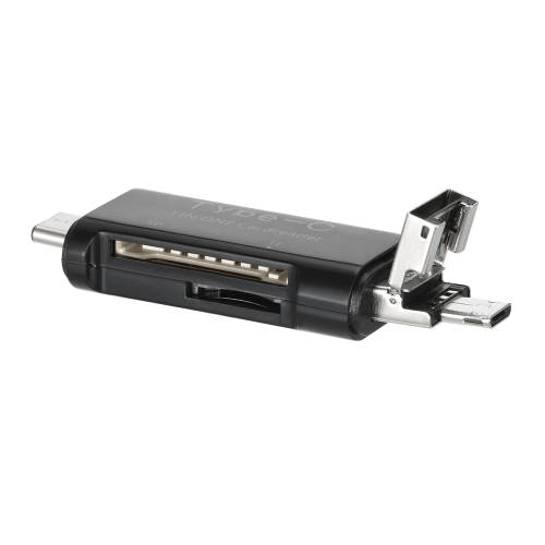 3 in1 USB 2.0  / USB 3.1 Type C / USB Micro OTG Card Reader