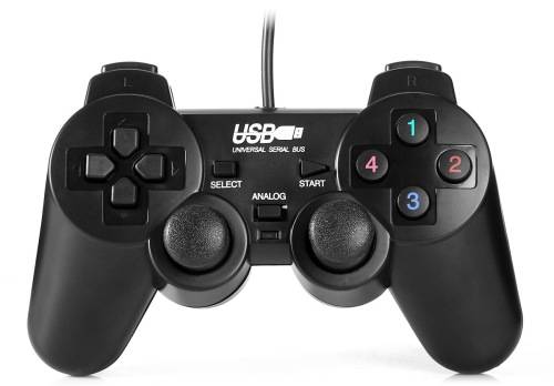 Double Shock USB Wired Controller for PC / Windows / Linux / Retropie