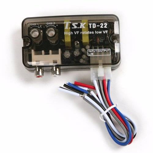 ar Speaker To RCA Line Level Converter Adaptor High To Low Frequency TSK TD-22