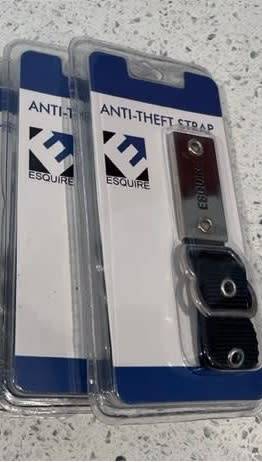 Esquire Anti-Theft Luggage Zipper Strap - 2 Items
