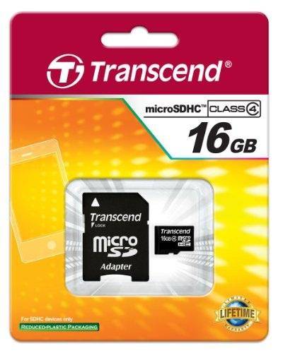 16Gb Micro SD Transflash Card with SD Adaptor - SDHC Major Brand Original