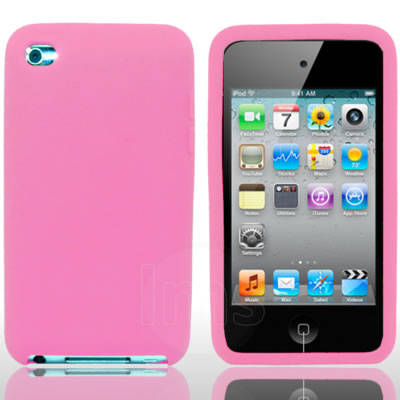 Silicone Skin for Ipod Touch 4G - Light Pastel Pink