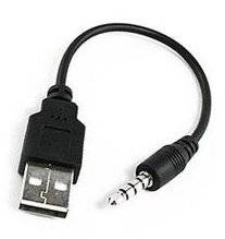 Apple Ipod Shuffle 2G Data / Charge Cable - USB to Aux