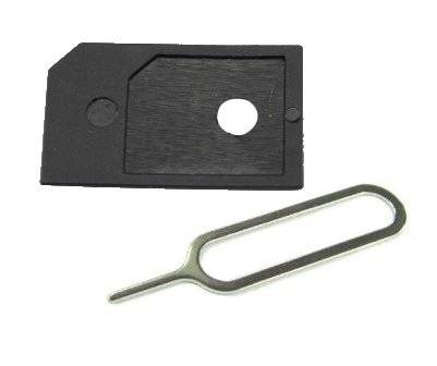 CLEARANCE >> Micro Sim to Sim Convertor / Adaptor  + FREE REMOVAL PIN<< CLEARANCE