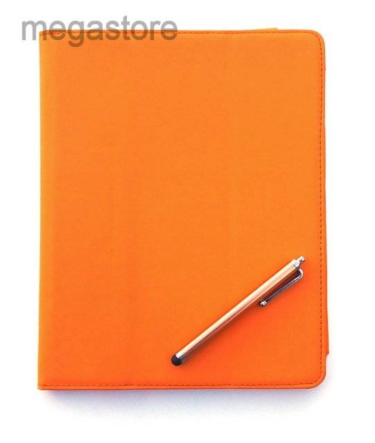 Apple Ipad 2/3/4 Orange Smart Cover + Free Matching Stylus + Screen Protector