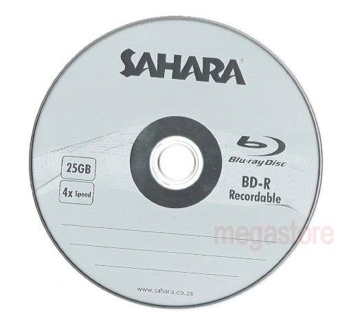 Sahara Blu-Ray Discs BD-R 1-4X 25GB 20Pk Spindle