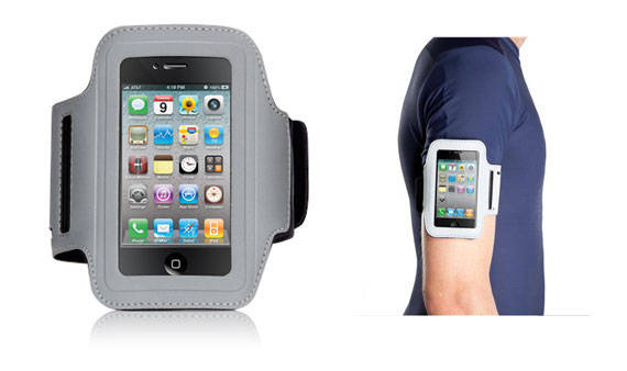 Sports Armband for Iphone 4G / 4S - Silver