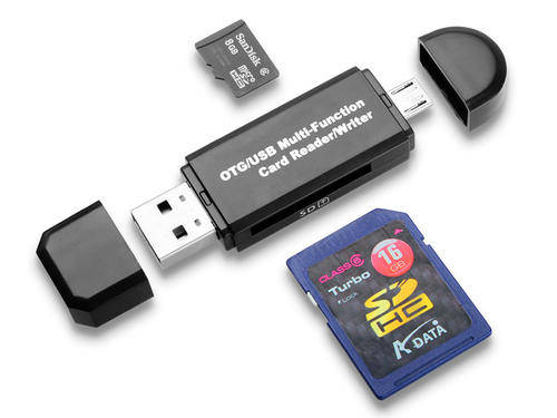 Micro USB 2 in 1 OTG SD/Micro SD Card Reader