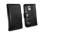 Samsung Galaxy S5 i9600 Black PU Leather Wallet Cover