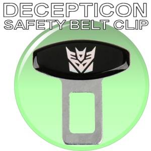 Safety Belt Buckle Alarm Stopper Decepticon Style