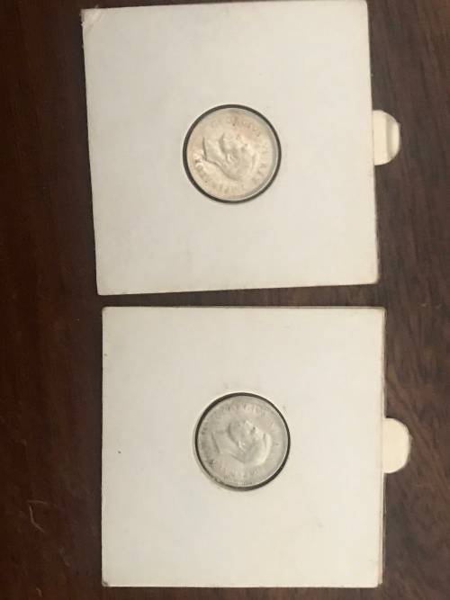 2 x RARE ERROR ( VARITY) 1943 3D coins