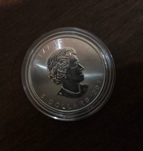 1oz SILVER MAPLE LEAF ( CANADA 2016 )