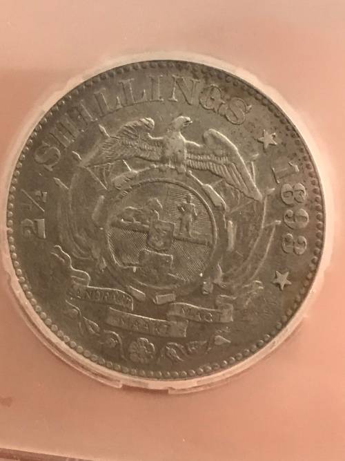 1893 ZAR HALFCROWN ( KEY DATE )