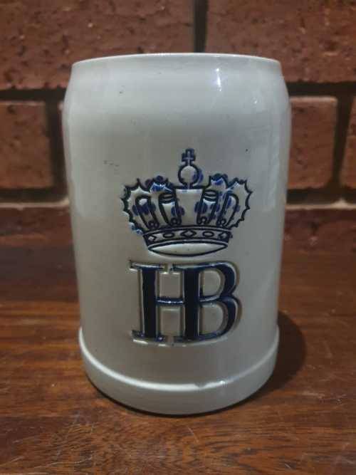 SALT GLAZED GERMAN  STEIN JUG AND BEER MUG