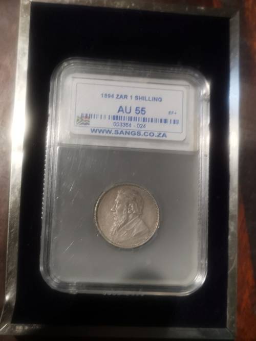 1894 ZAR 1 SHILLING (AU 55)